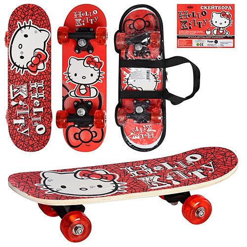 Детский скейт HK 0053 Hello Kitty (43х13см)