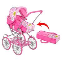 купить Коляска для куклы 9673 A  розовая