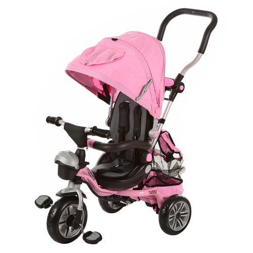 Детский трехколесный велосипед M 2383-4 Turbo Trike (розовый)