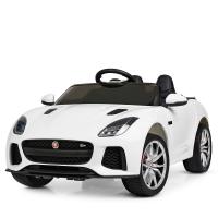 купить Детская машина Jaguar M 3994EBLR-1 полный привод и кожаное сиденье (белая) купить Детская машина Jaguar M 3994EBLR-1 полный привод и кожаное сиденье (белая)