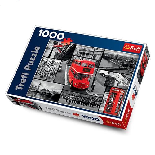 Пазлы 10278 Лондон колаж (Trefl пазл) 1000 дет.