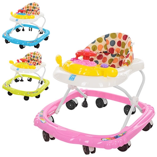 Детские ходунки BAMBI M 3451 руль пищалка
