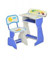 купить Регулируемая парта со стульчиком Bambi HB 2075-01-7 для детей от 3-х лет (синяя)