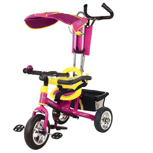 Велосипед трехколесный для детей  Profi Trike КТ 099 A с ручкой Eva Foam