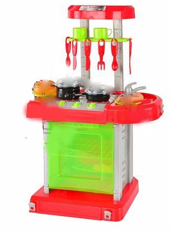 Игровой набор Кухня 1680703, посудка, продукты, свет, звук