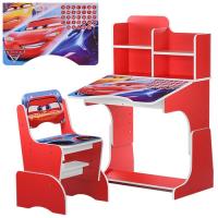 купить Детская парта Тачки W 2071-47-1(UA) регулируемая (красная)