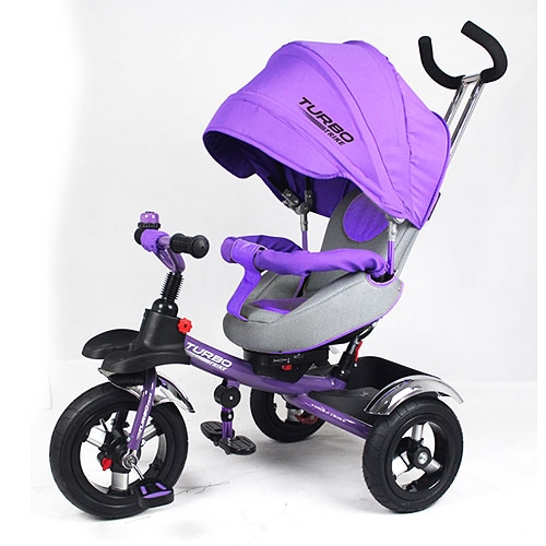 Трехколесный велосипед iTrike M 3193-6A с поворотным сидением (фиолетовый)