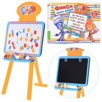 купить Детский двухсторонний напольный мольберт FX 0051 Фиксики (132дет.)