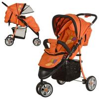 купить Коляска детская Bambi M 2406 прогулочная трехколесная (оранжевая)