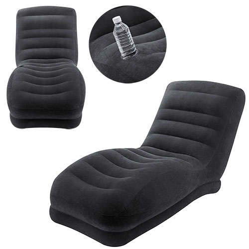 Надувное кресло Intex 68595 велюр (86-170-94см)