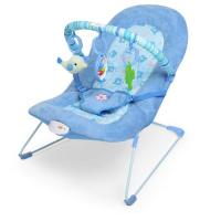 купить Детский шезлонг-качалка Bambi 30606 с вибрацией (голубой)