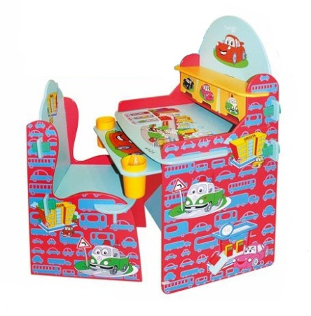 фото Детская парта W 026 «Тачки»  Bambi