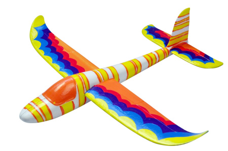 фото Планер метательный J-Color Hawk 600мм c комплектом красок