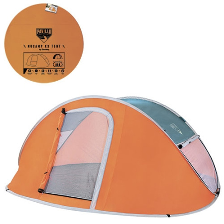 фото Походная палатка Bestway 68005 трехместная (235-190-100см)