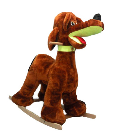 фото Плюшевая собачка-качалка Плуто