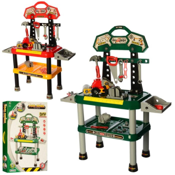 Игровой детский верстак 2210-2210A с инструментами (97 предметов)