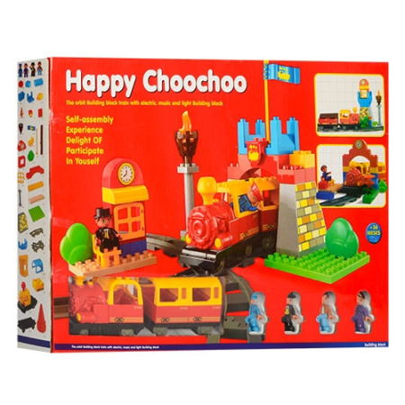 фото Конструктор M 0441 LIMO TOY, "Железнодорожный вокзал"