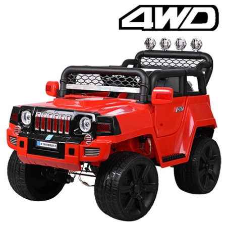 фото Детский электромобиль джип M 3601EBLR-3 полный привод (красный) фото Детский электромобиль джип M 3601EBLR-3 полный привод (красный)