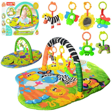 фото Детский развивающий коврик FC024-029 с подвесками