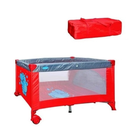 фото Детский манеж M 0819 Bambi, серо-красный