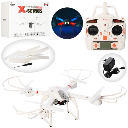 фото Квадрокоптер с радиоуправлением X101 гироскоп запасные лопасти