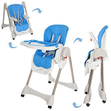 фото Детский стульчик для кормления M 3216-2-4 (сине-белый)