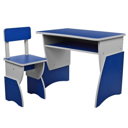 фото Детская парта со стульчиком М Р-905-17 (синяя)