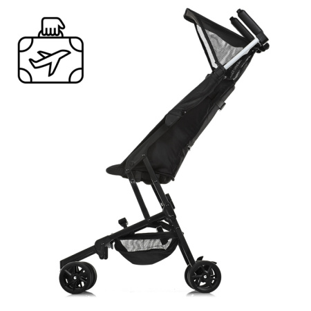фото Прогулочная коляска для детей El Camino ME 1033 QWERTY Black книжка (черная)