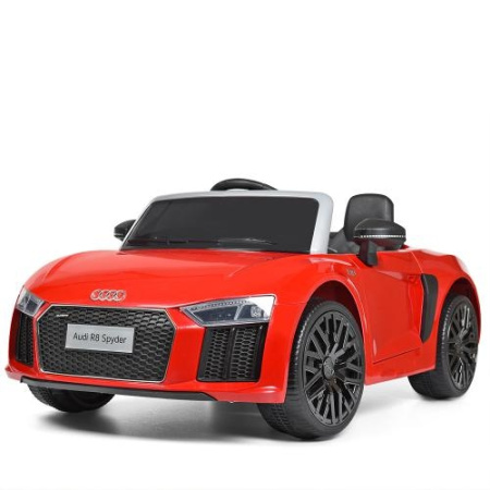 фото Детский электромобиль Audi R8 Spyder M 3449BR-3 амортизаторы и MP3 (красный)