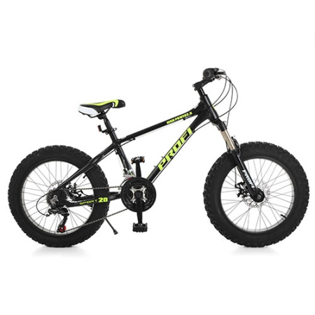 фото Спортиный велосипед 20 дюймов Profi EB20HIGHPOWER 2.0 A20.2 навесное Shimano 18SP (черный)