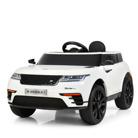 фото Джип для детей Range Rover M 3892EBLR-1 с кожаным сиденьем (белый) фото Джип для детей Range Rover M 3892EBLR-1 с кожаным сиденьем (белый)