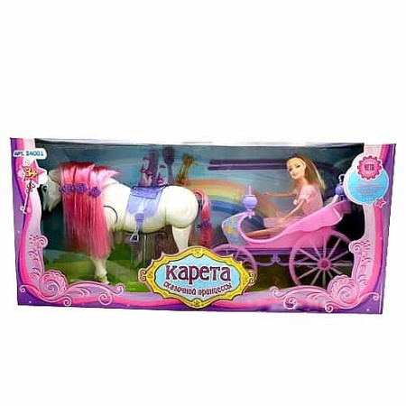 фото Карета 31786 с лошадью и куклой