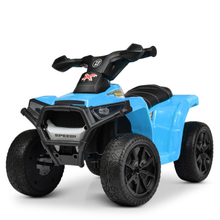 фото Детский квадроцикл Bambi M 4207EL-4 колеса ЕВА и кожаное сиденье (синий)