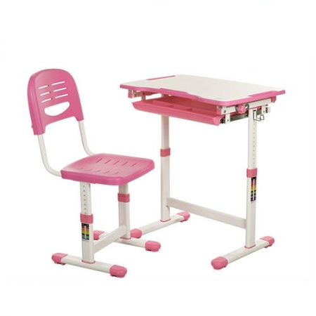 фото Парта для детей Bambi B 203-2 растишка (розовая)