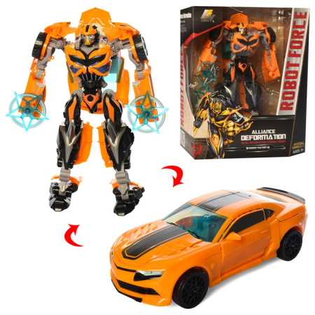 фото Боевой робот-машинка J8069 трансформер металлический (30см)