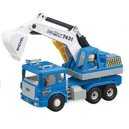 фото Детский экскаватор Daesung DS 956-1 инерционный с подвижными деталями
