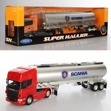 фото Детская машинка-цистерна WELLY 32627W-72SW инерционная (51см)