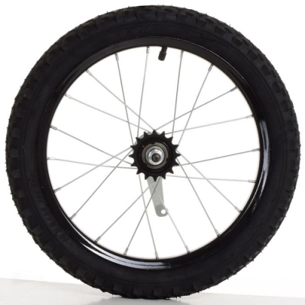 Колесо заднее велосипедное 16 дюймов WHEEL RR-16 стальной обод