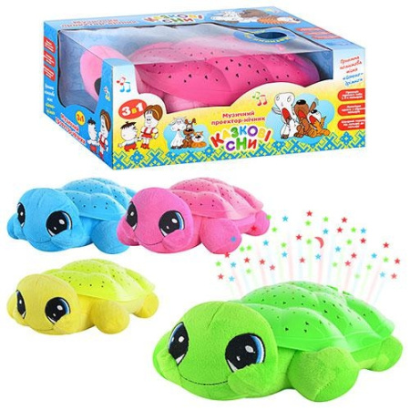фото Проектор ночник BY 8006 A U черепашка-плюш (украинский  язык)