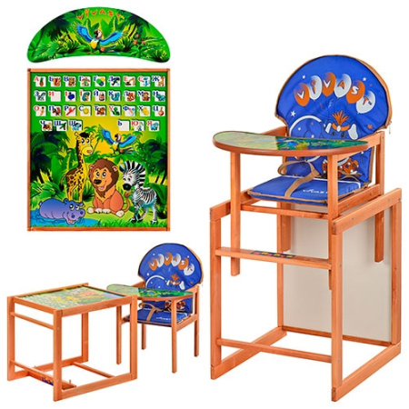 фото Стульчик-трансформер для кормления Vivast М V-120-7 (джунгли)