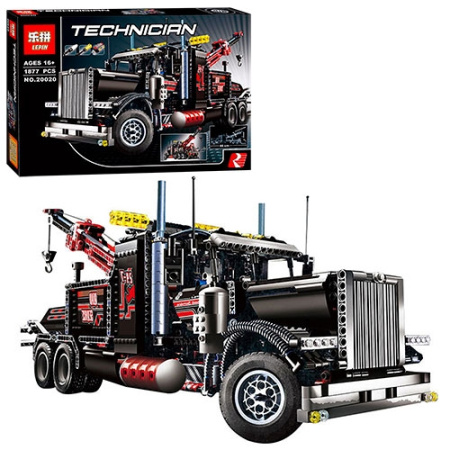 фото Детский конструктор Lepin 20020 эвакуатор с подвижными деталями (1927 деталей)