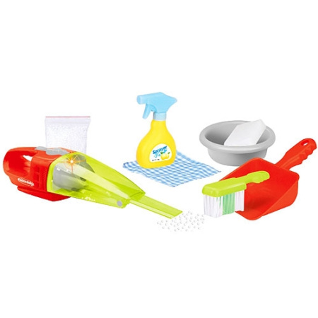 фото Игровой набор для уборки 14057 (пылесос, щетка, миска, совок)
