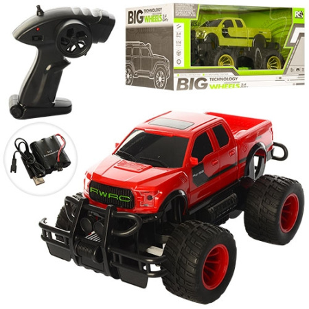 фото Мощный джип на радиоуправлении 23313B свет и резиновые колеса (27 см)