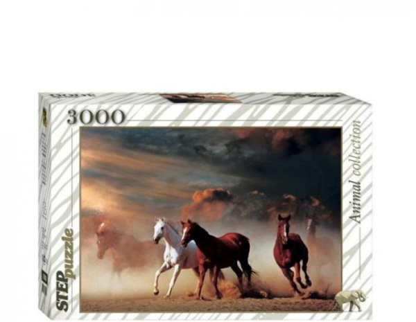 Пазлы 85001, Лошади (3000 элементов)(о)