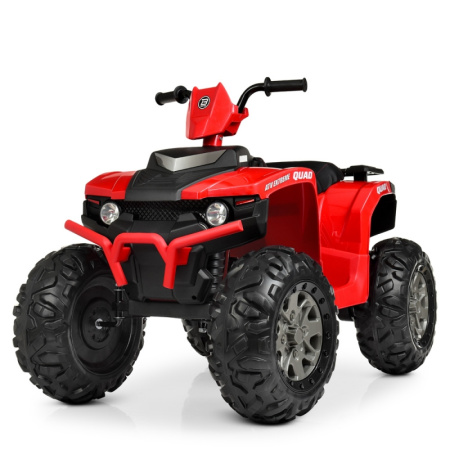 фото Детский квадроцикл Bambi M 4246EL-3 два мотора колеса EVA кожаное сиденье (красный)