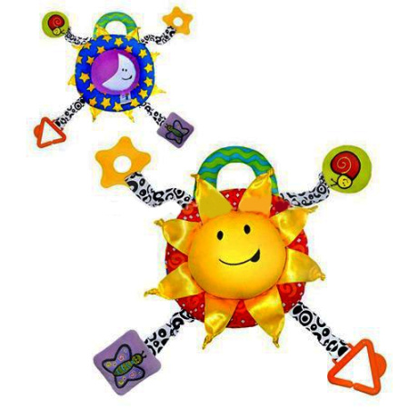 фото Мягкая подвеска 6111 "День-ночь" (погремушка, пищалка)