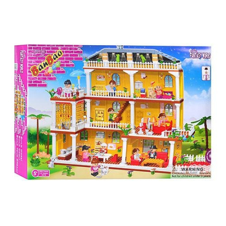 фото Конструктор BANBAO 8370  Семейная вилла (900 деталей)