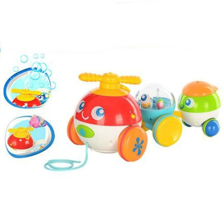 фото Детская каталка паровозик Win Fun 0900-NL с мыльными пузырями