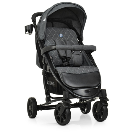 фото Коляска для детей El Camino ME 1011L ZETA Denim Gray универсальная (серая) фото Коляска для детей El Camino ME 1011L ZETA Denim Gray универсальная (серая)