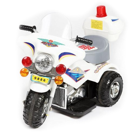 фото Детский электромобиль Bambi M 2511-1 мотоцикл (белый)